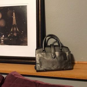 Coach Mercer Satchel 24–Gunmetal.